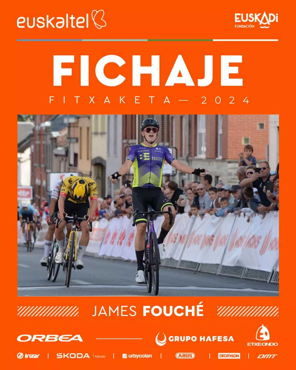 James Fouché, Euskaltel Euskadiko fitxaketa berria