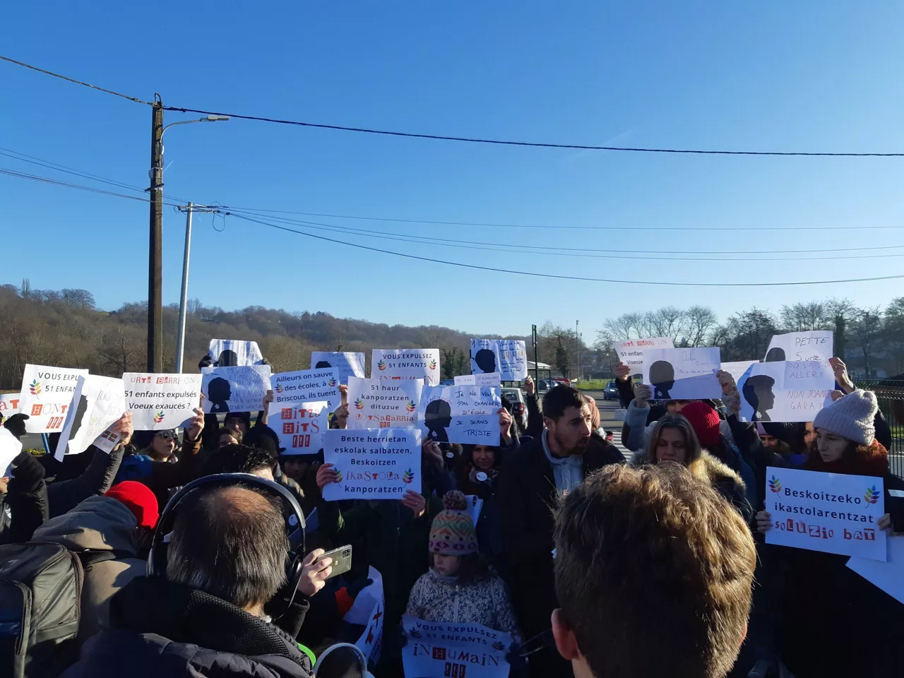 Beskoitzeko Ikastola protesta