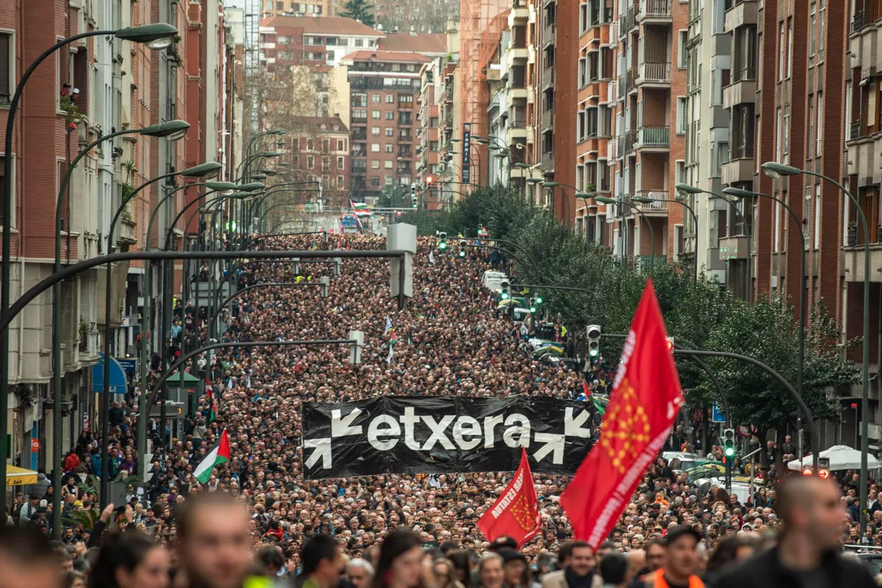 sare manifestazioa bilbon efe