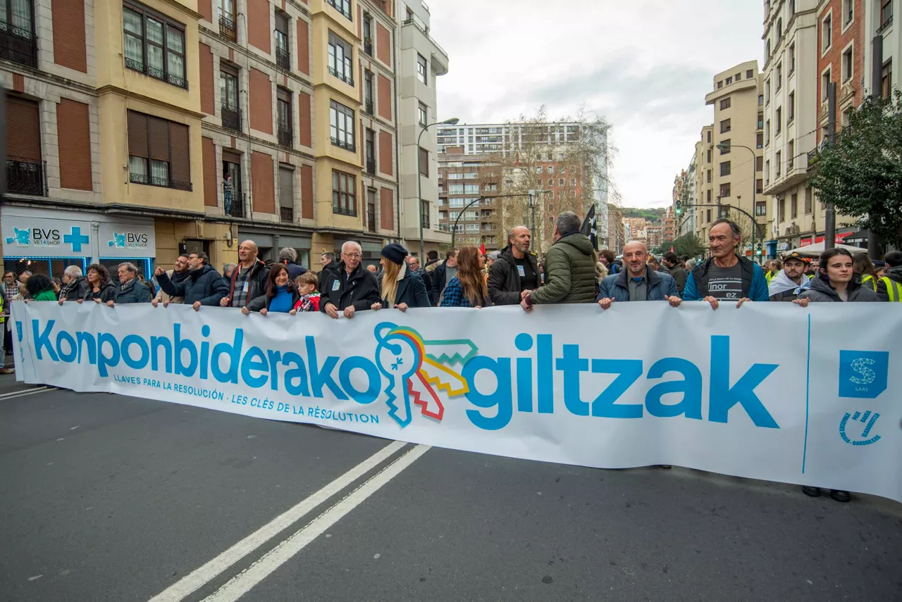 sare manifestazioa bilbon efe
