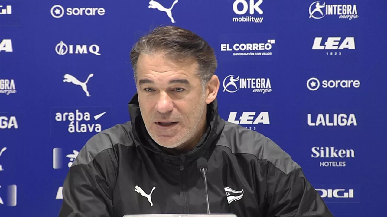 Luis García Plaza, entrenador del Alavés