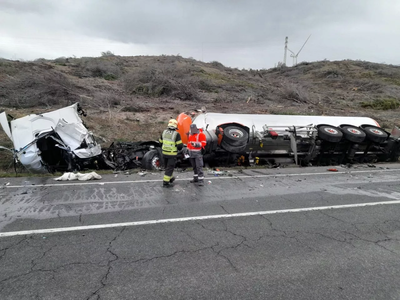 accidente-mortal-camionero cadreita-policia-foral