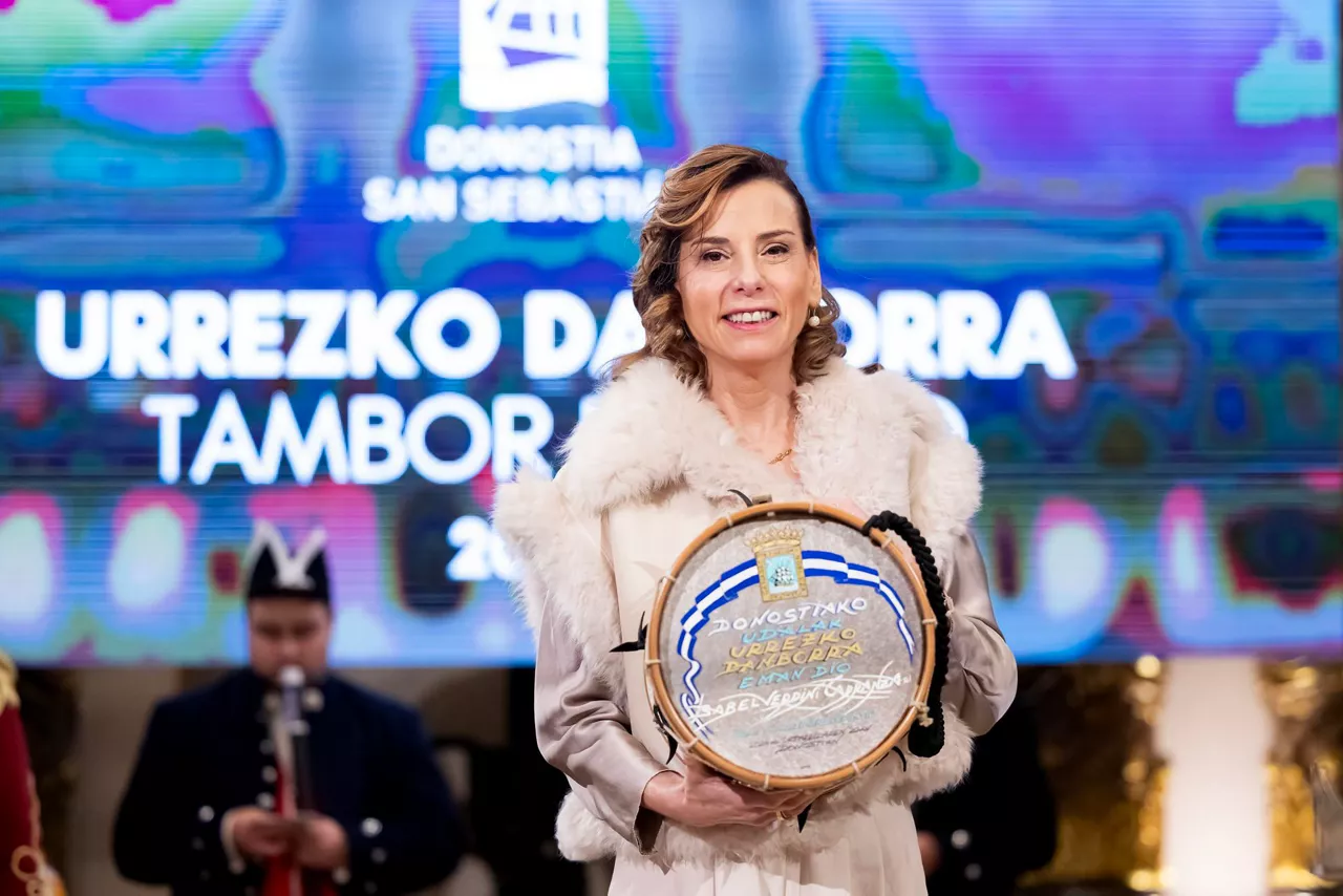 isabel verdini urrezko danborra donostia efe