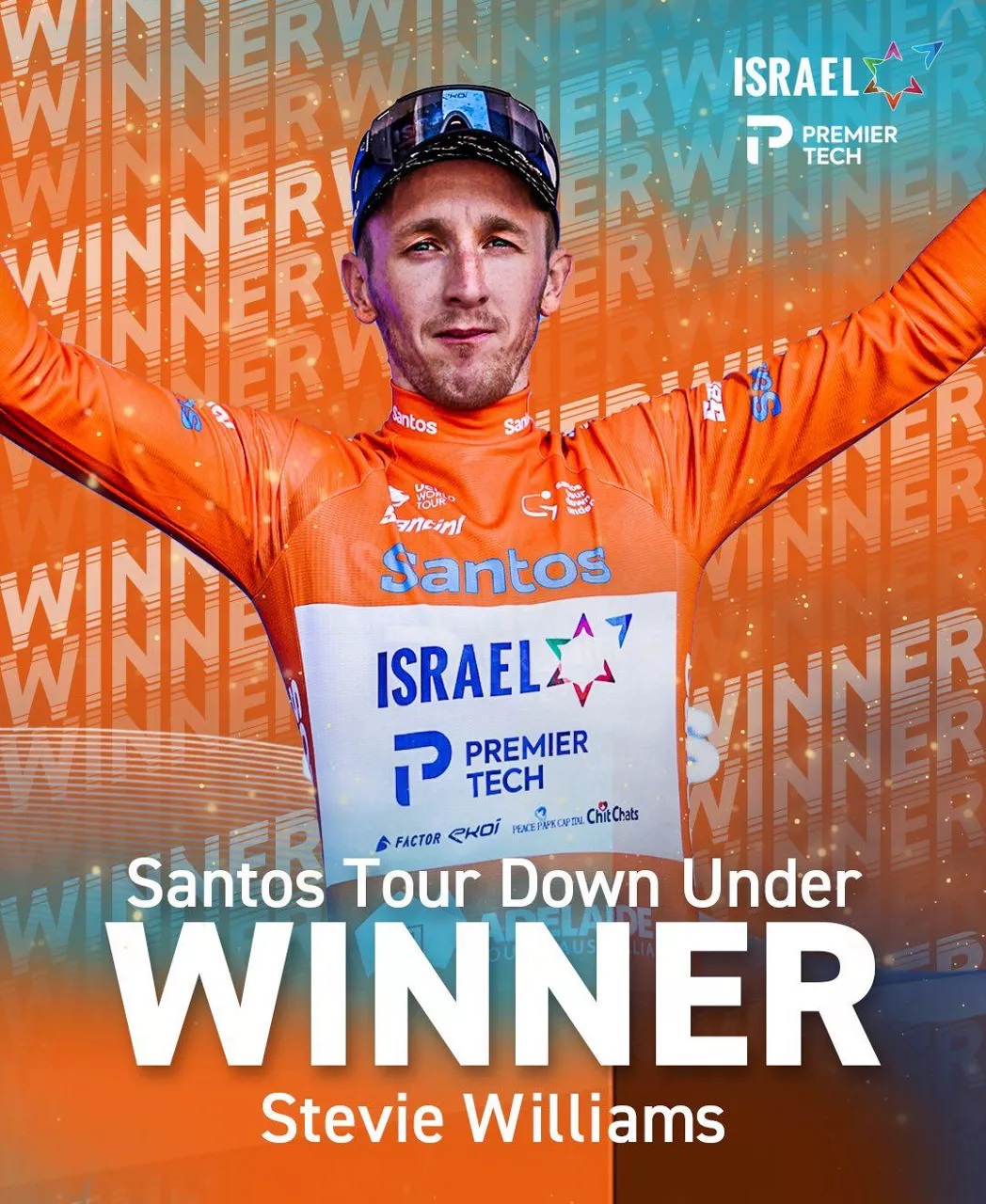 Stevie Williams Argazkia:@IsraelPremTech