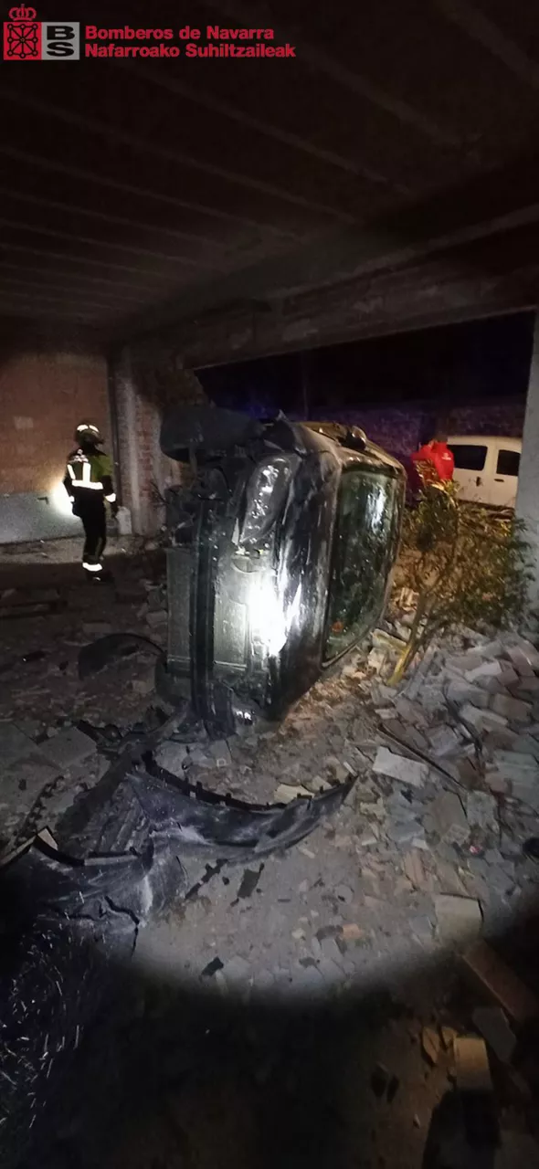 istripua zangotza Nafarroako suhiltzaileak