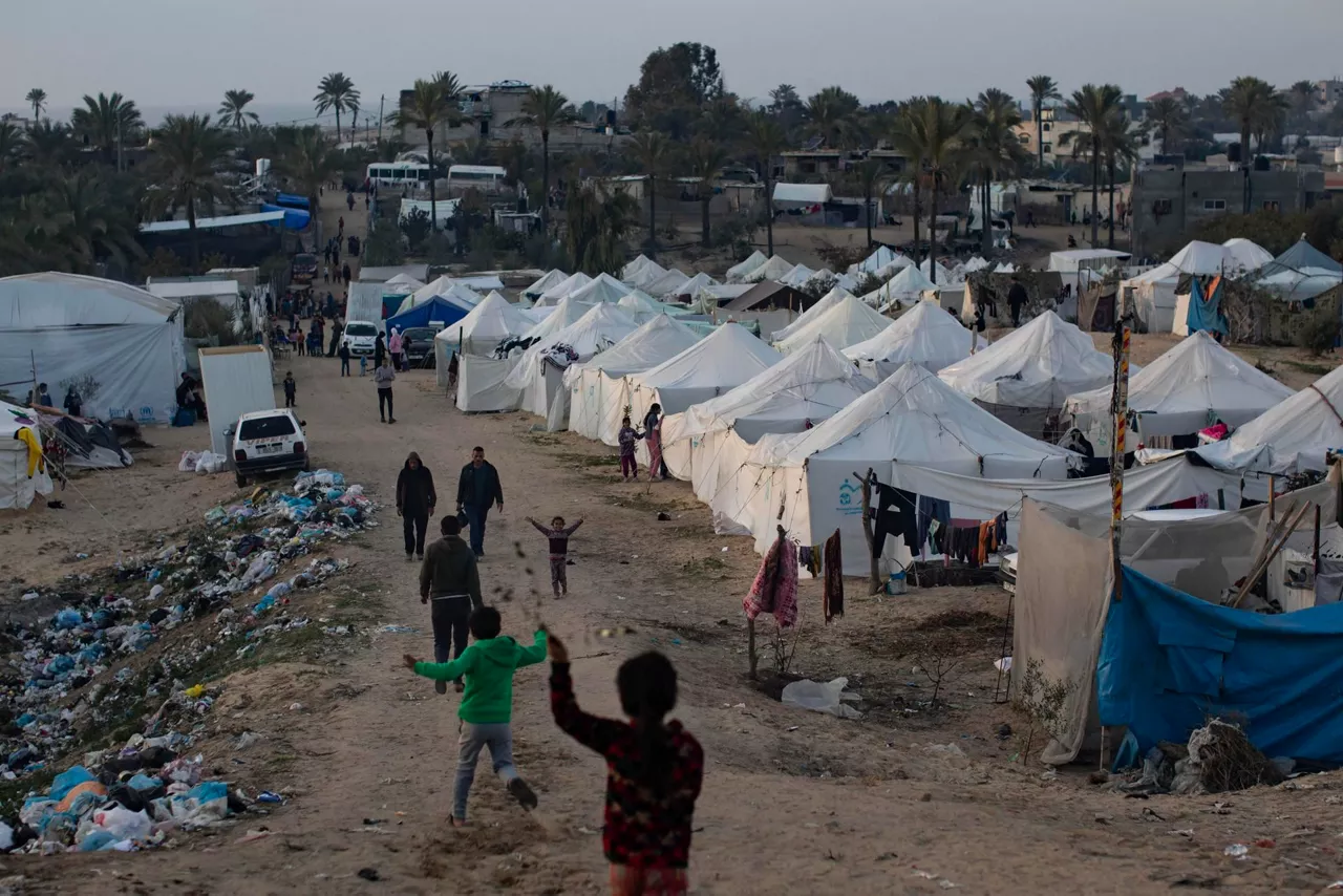 Gaza rafah errefuxiatu kanpamendua EFE