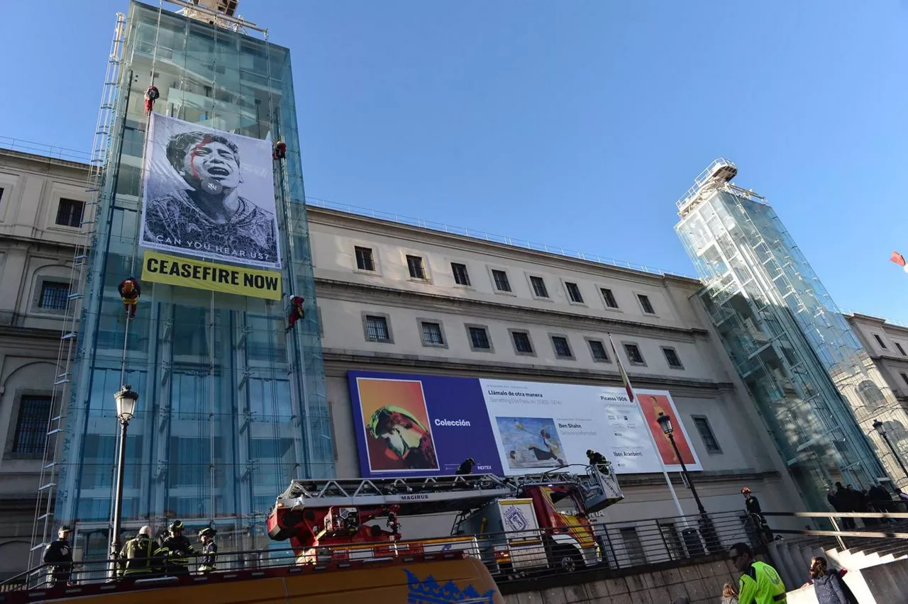 greenpeace reina sofia gaza efe