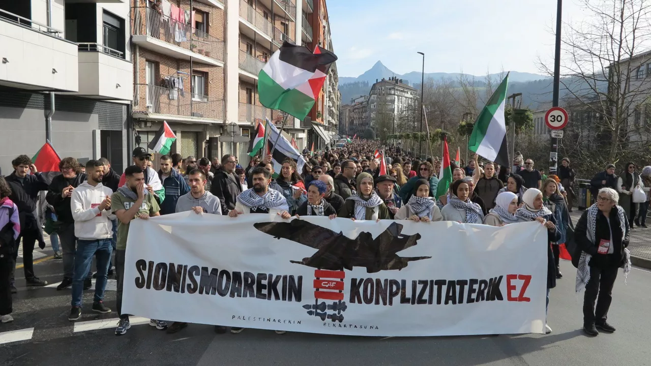 Ordizia Palestinarekin manifestazioa