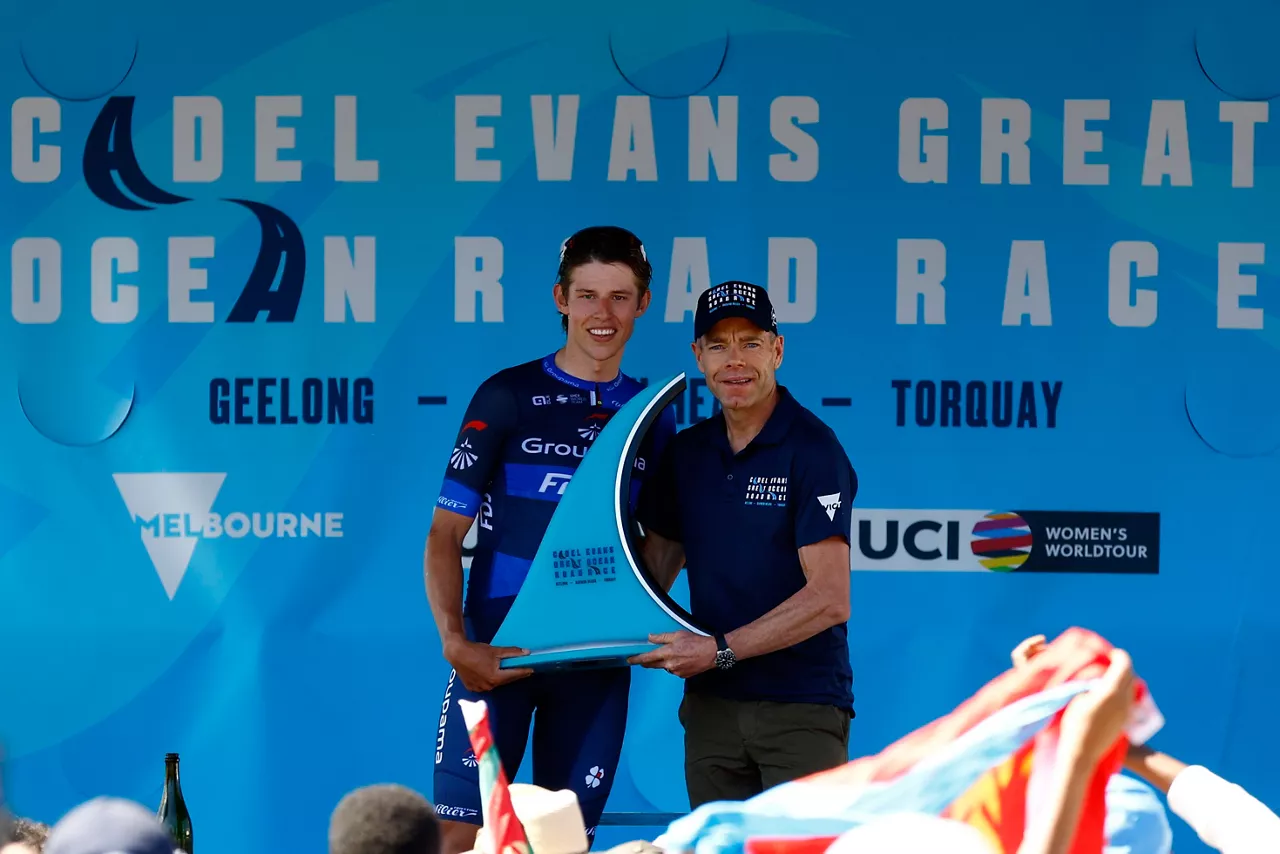 Laurence Pithie, nagusi Cadel Evans Great Ocean Race lasterketan. Argazkia: EFE