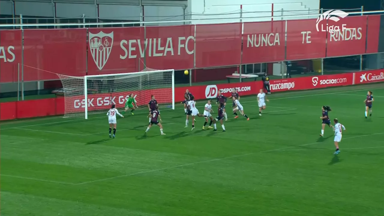 Goles del partido Sevilla-Eibar de la Liga F.