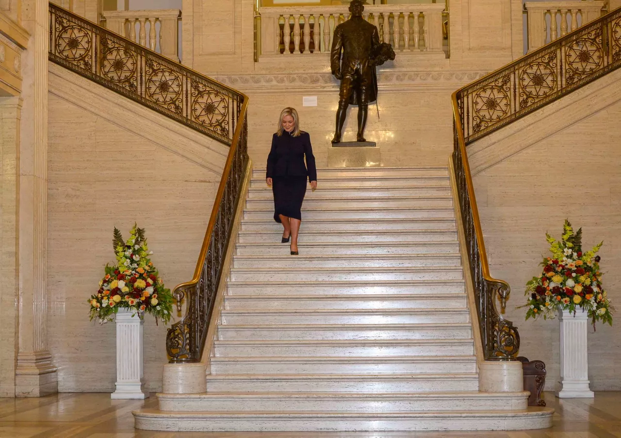 Sinn Fein leader Michelle O'Neill stormont efe
