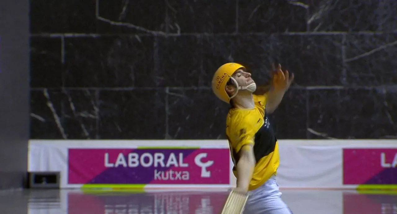 Johan, hirugarren posturako partidako sake batean. Argazkia: EITB Media.