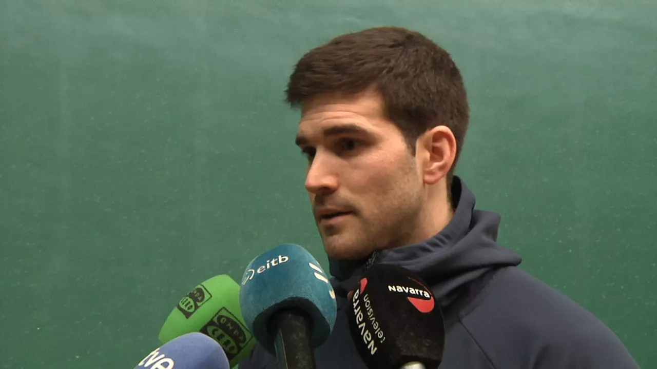 Zabaleta, en la elección del material de hoy en Labrit