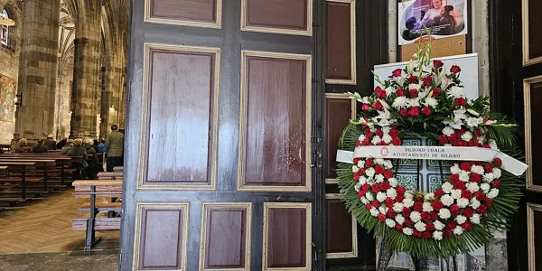 Juan Maria Uriarte Donostiako gotzain emerituaren omenezko hileta-elizkizuna. Argazkia: EITB