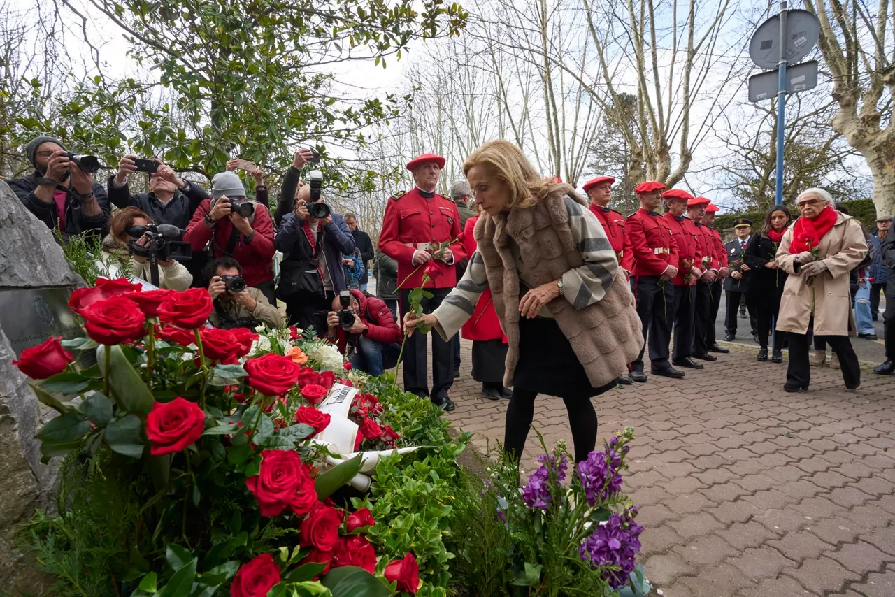 natividad rodriguez viuda alarguna fernando buesa homenaje omenaldia efe