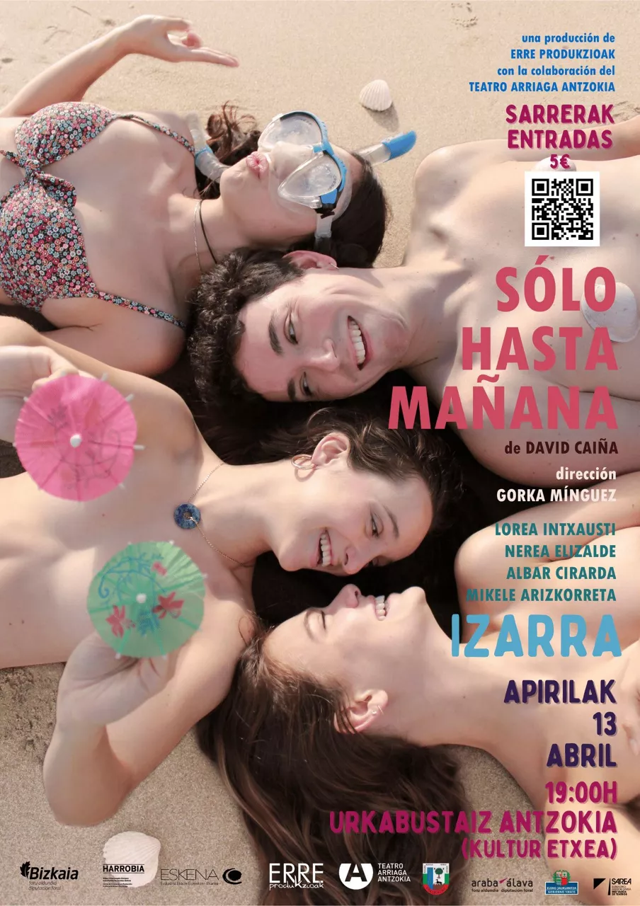 El Teatro Arriaga acoge el estreno de 'Bihar arte soilik / Solo hasta mañana' de Erre Produkzioak,