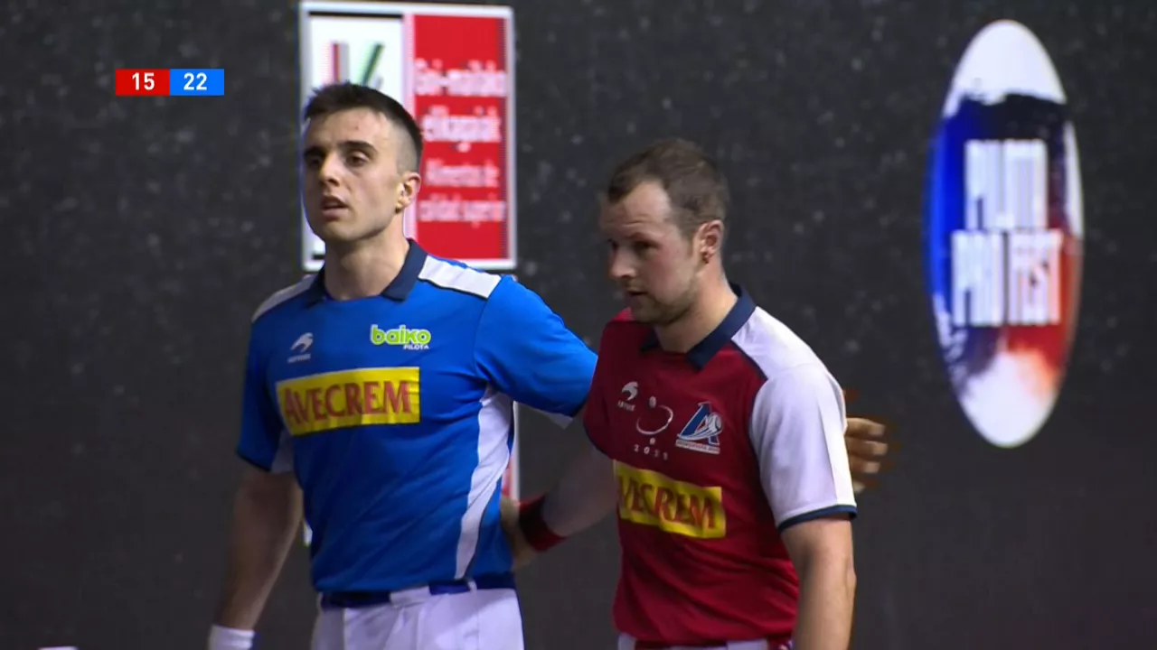 Peña II-Albisu eta Elordi-Rezusta bikoteen arteko partida.