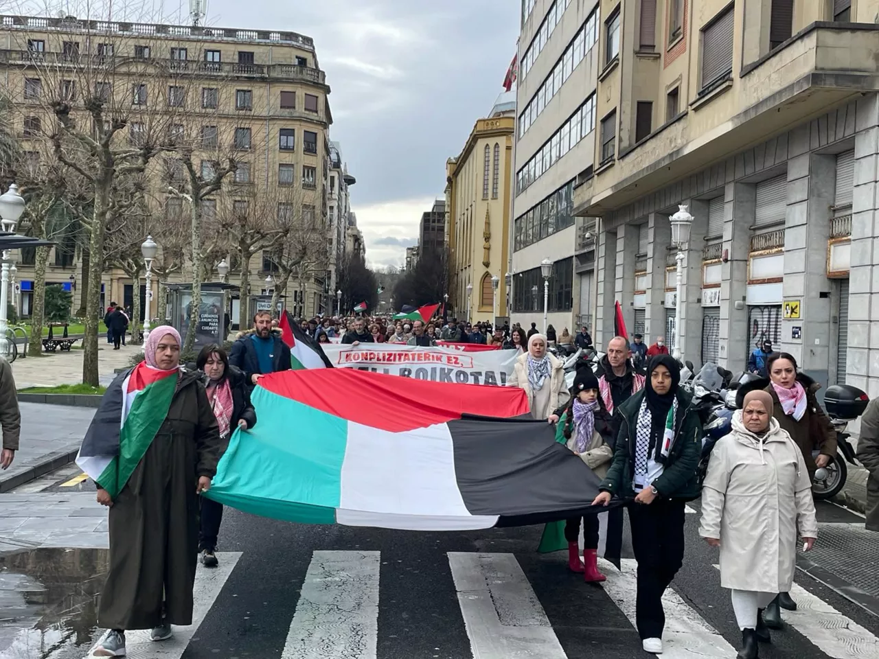 Manifestazioa Palestina Donostia