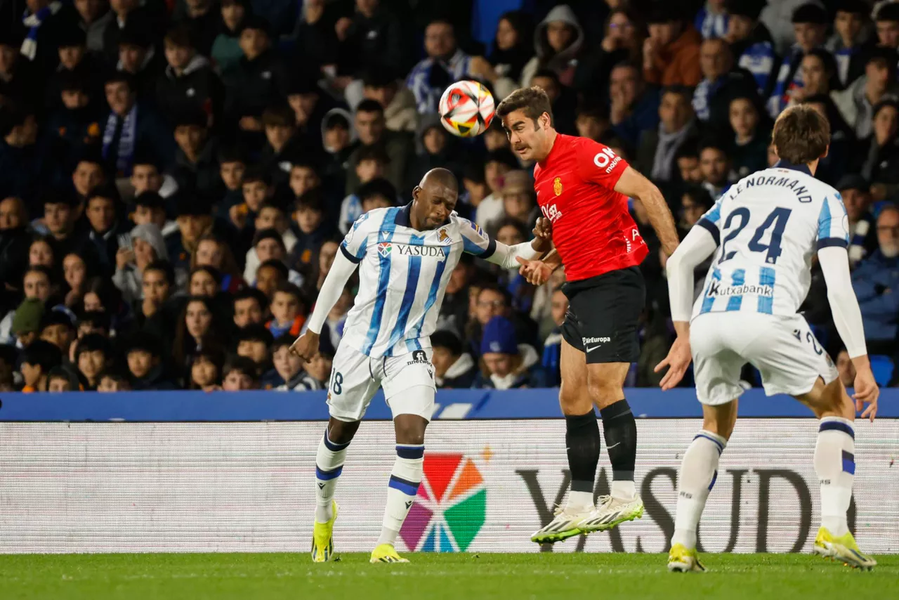 Traore, Mallorcaren aurkako partida batean. Argazkia: Efe.