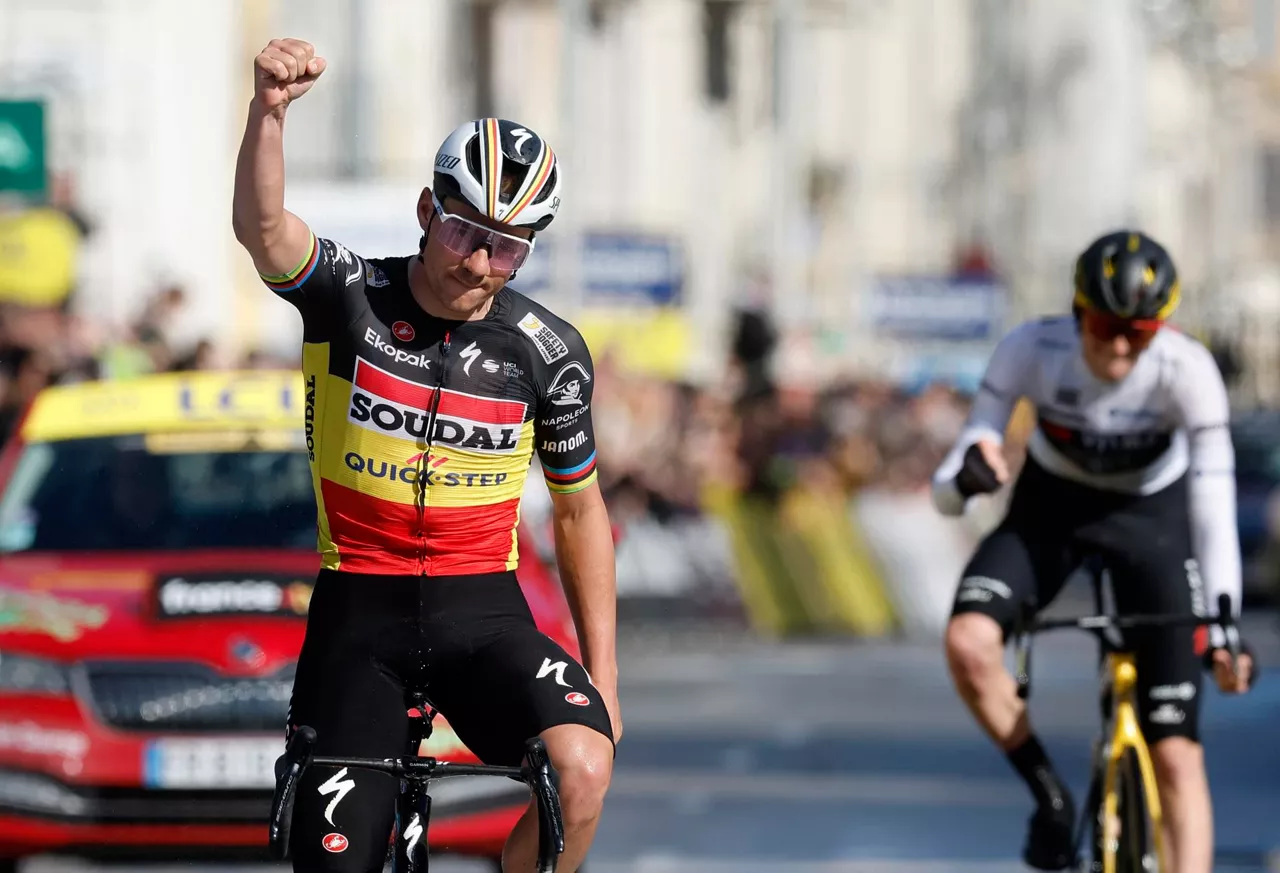 Evenepoel, artxiboko irudian. Argazkia: EFE