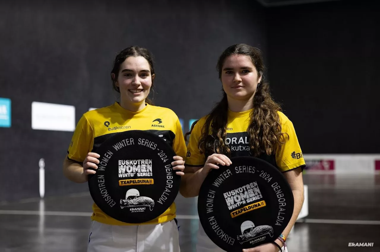 MAIALEN ALDAZABAL ETA ERIKA MUGARTEGI TXAPELDUNAK ERAMAN