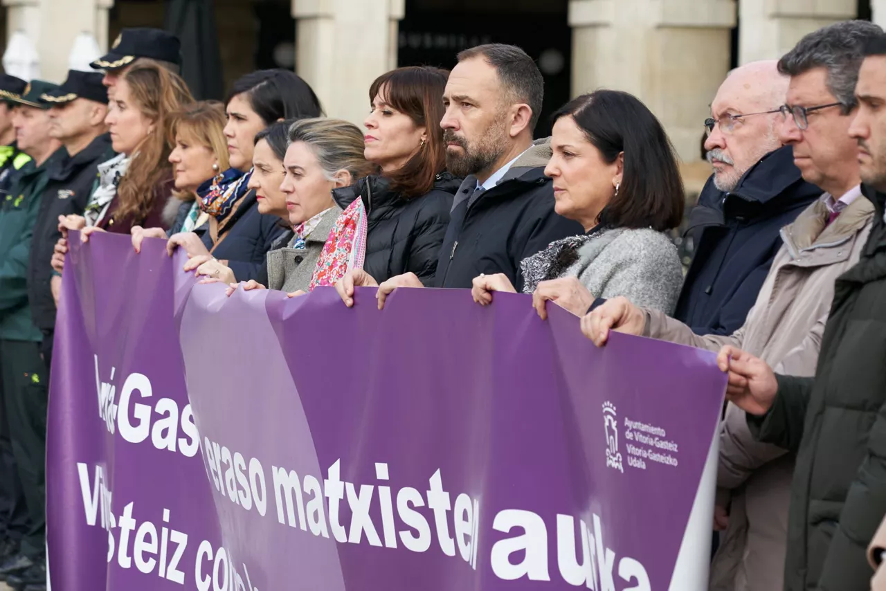 vitoria gasteiz concentracion bilkura-violencia-machista indarkeria matxista-efe