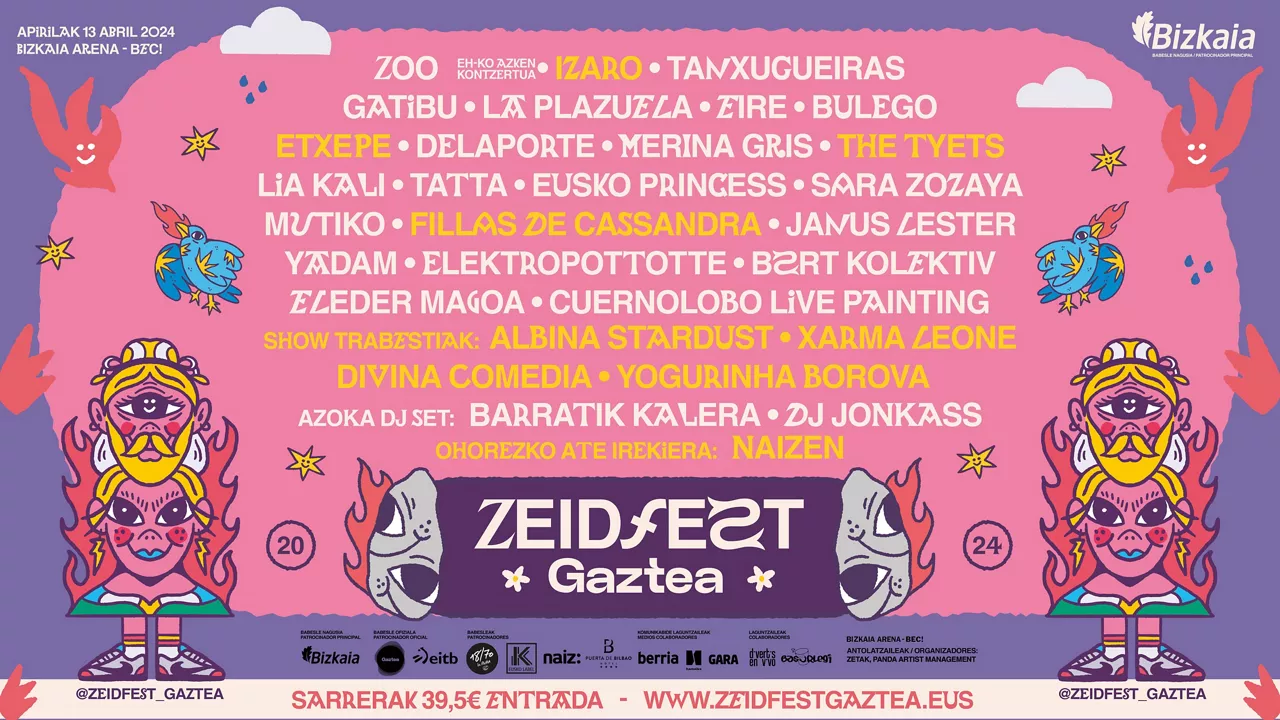 ZEIDFEST Gaztearen kartela