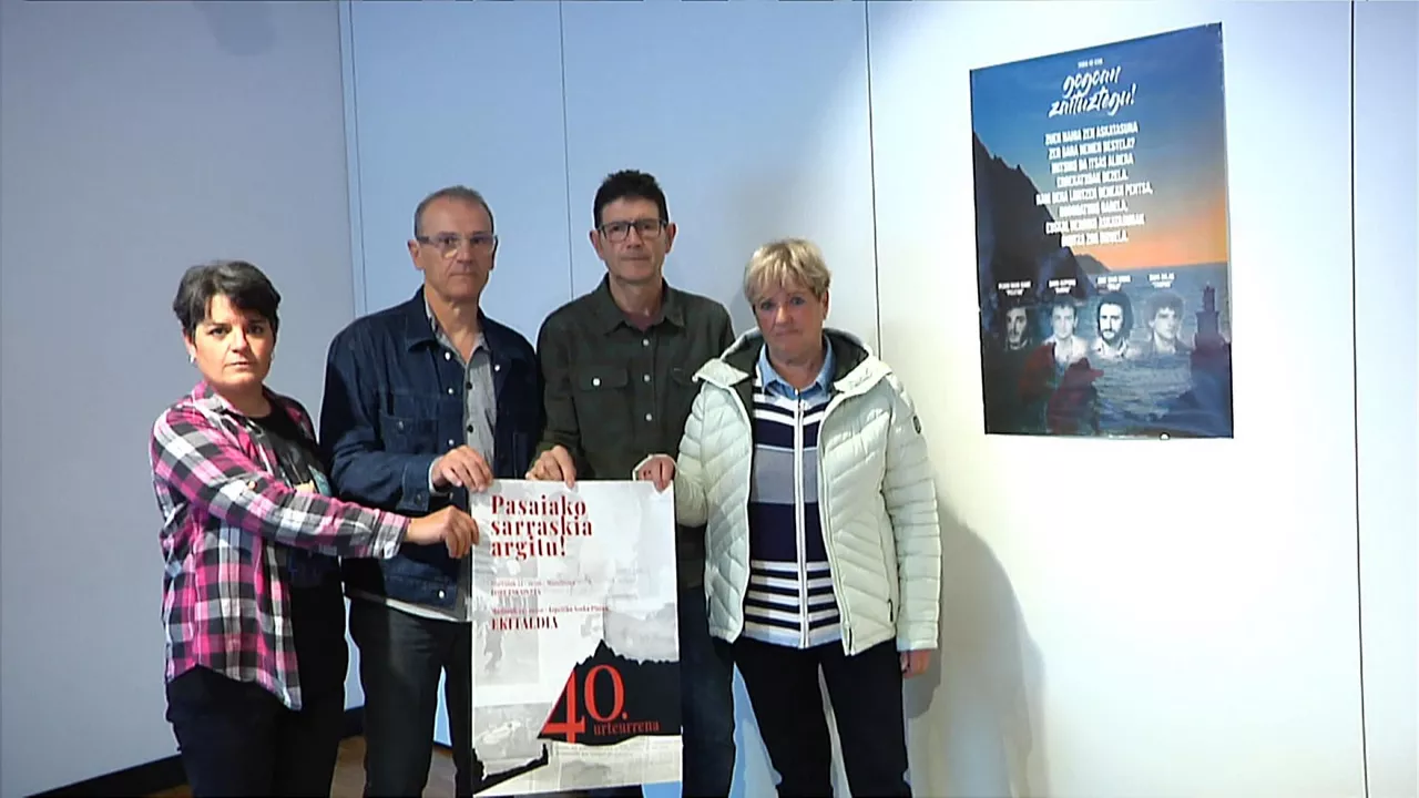 Pasaiako sarraskia argitu 40 senideak