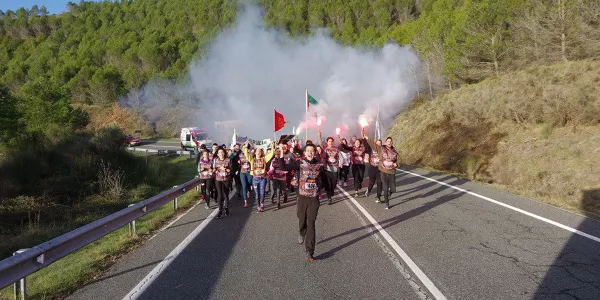 Hacia Pamplona. Foto: korrika.eus