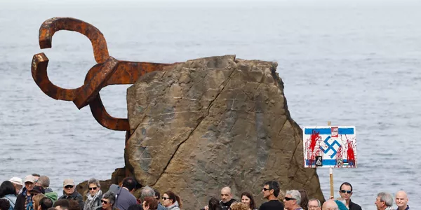 Manifestación por Palestina en Donostia. EFE