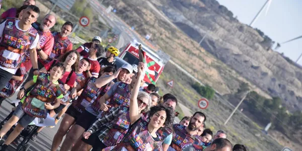 Korrika en el sur de Navarra. Foto: Korrika.eus