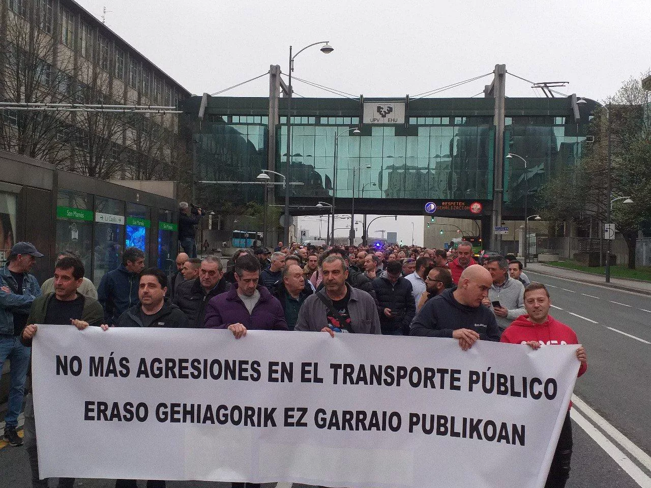 Huelga Euskotren y Bizkaibus ELA