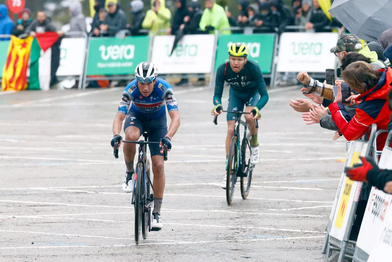 Mikel Landa, Kataluniako Itzulian. Artxiboko argazkia: EFE.