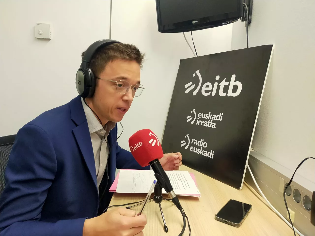 Iñigo Errejón (Sumar) en Radio Euskadi