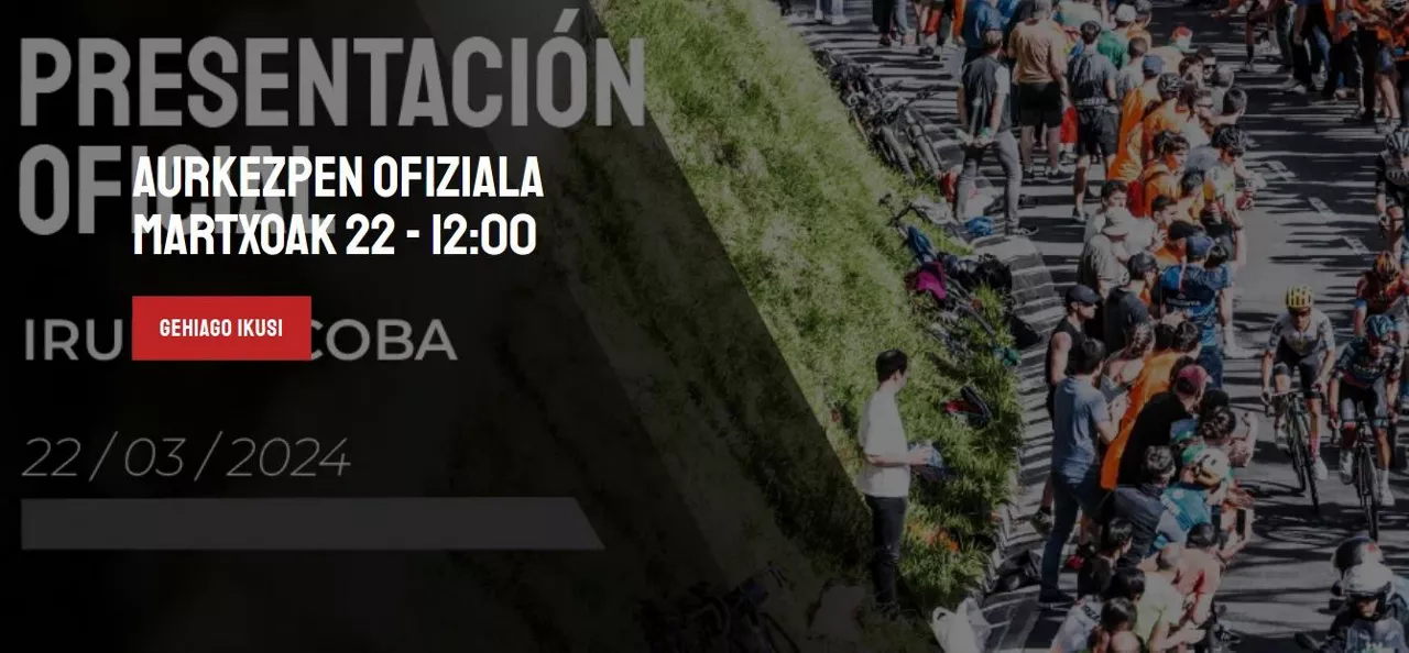 2024ko Itzuliaren aurkezpena