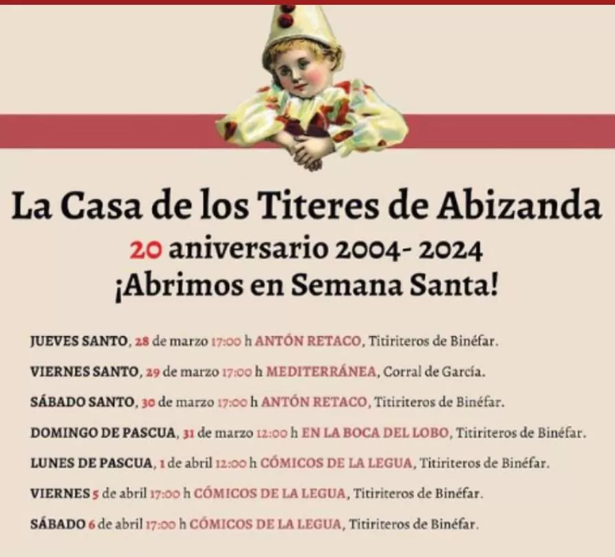 La Casa de los títeres de Abizanda está de aniversario