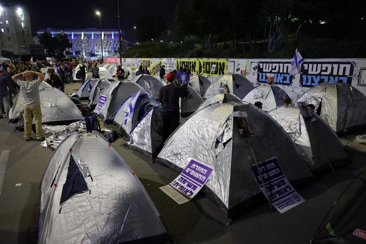 ISRAEL-acampada-anti-gubernamental-efe