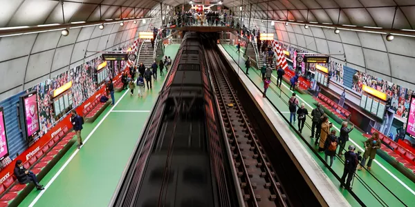 Estación de metro de Moyua. Foto: EFE