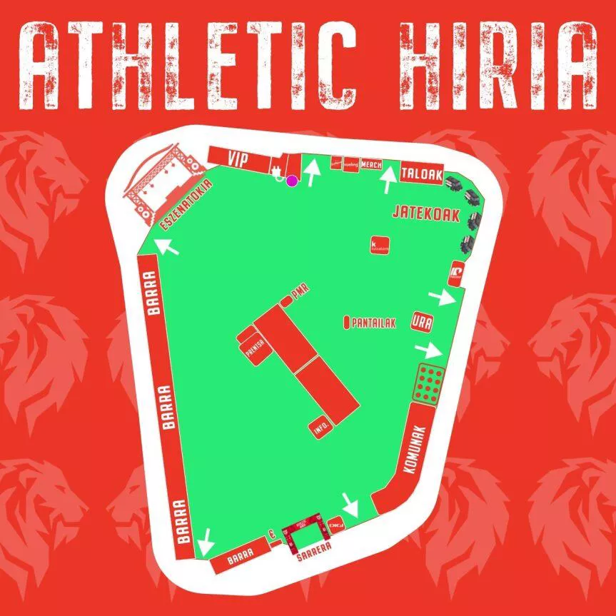 Athletic hiria mapa