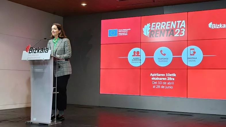 Itxaso Berrojalbiz, diputada foral de Hacienda y Finanzas. 
