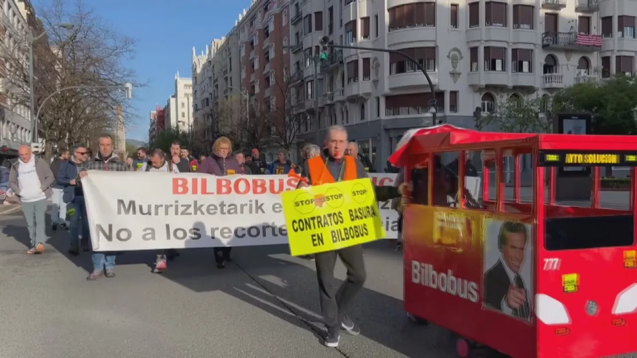 bilbobus manifestazioa manifestacion