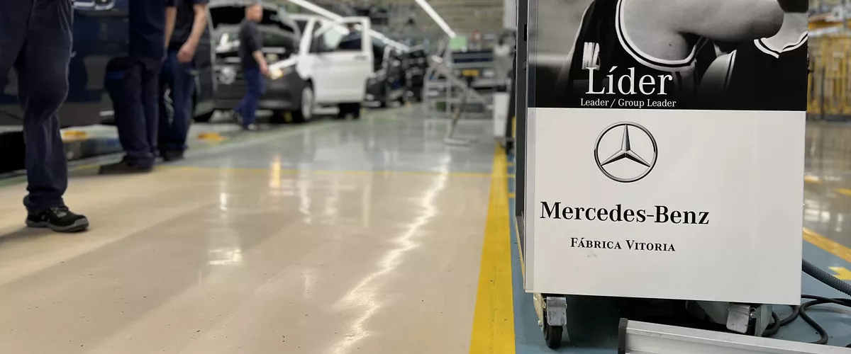 Fábrica de Mercedes-Benz de Vitoria-Gasteiz. Foto: EITB