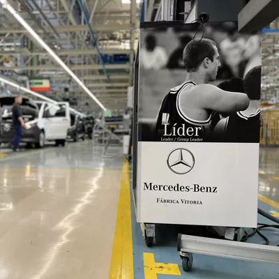 Fábrica de Mercedes-Benz de Vitoria-Gasteiz. Foto: EITB