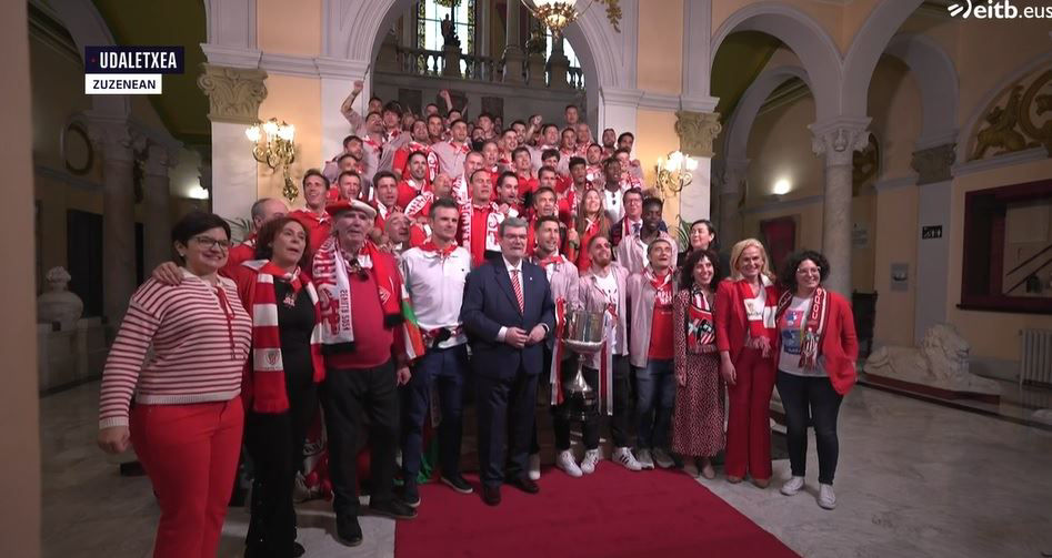 Juan Mari Aburto en el ayuntamiento