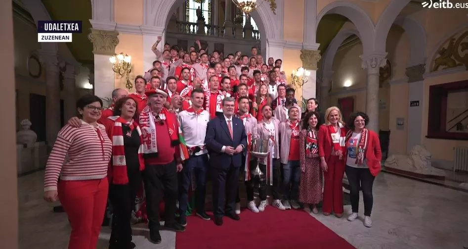 Juan Mari Aburto en el ayuntamiento