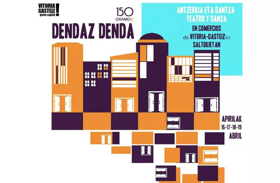 El comercio local de Vitoria, de nuevo, escenario del festival ‘150 gramos. Dendaz Denda