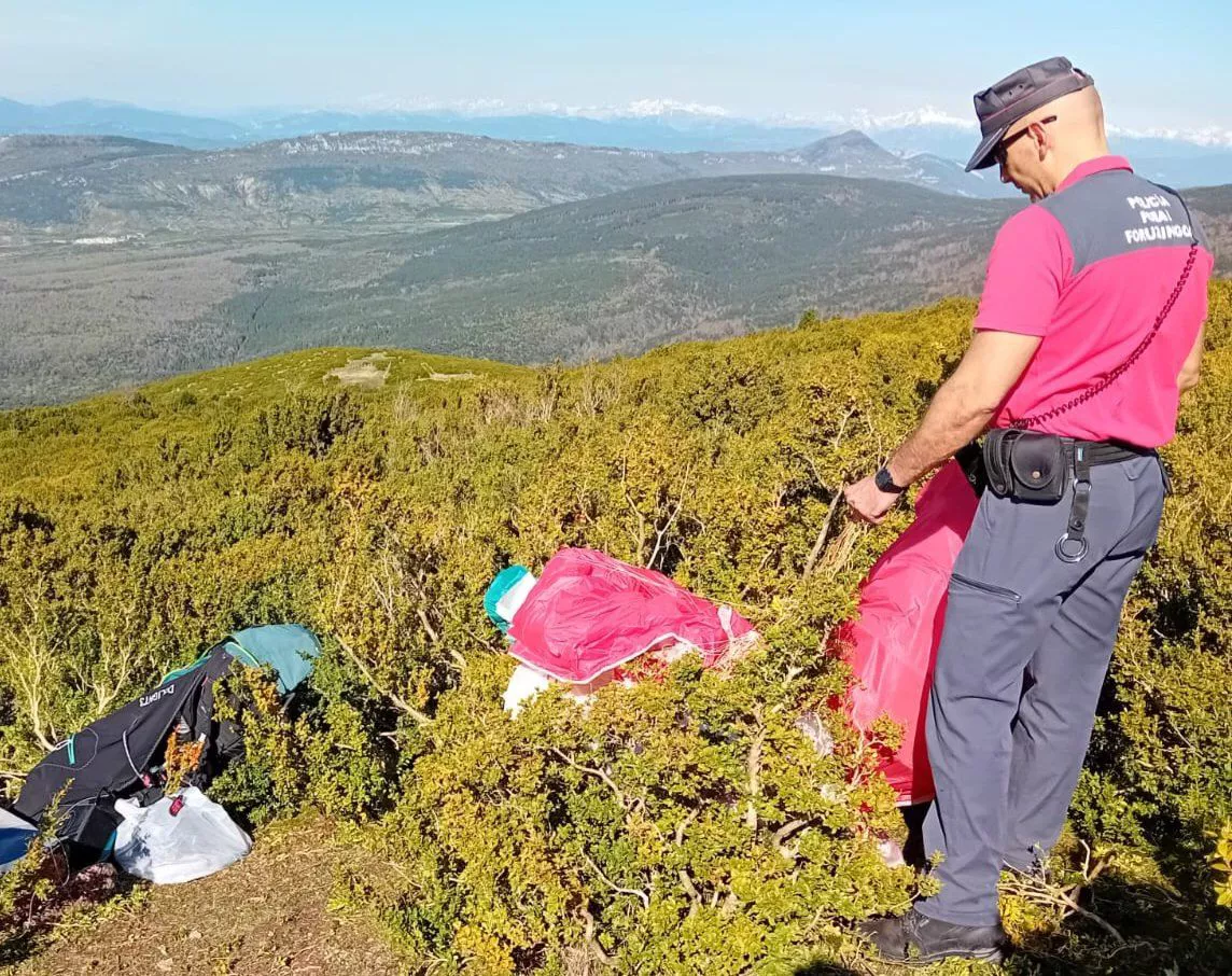 parapentista irunberri Foruzaingoa