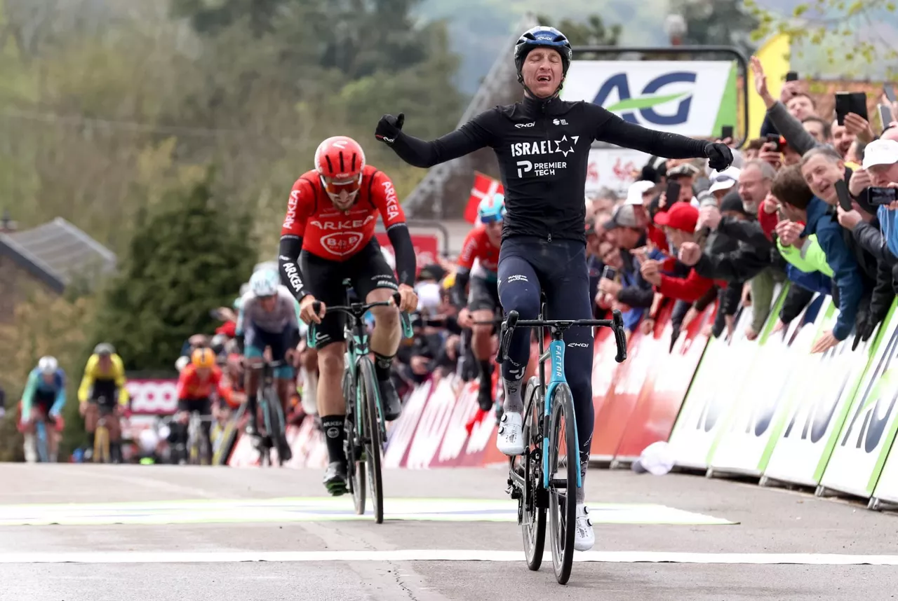 STEPHEN_WILLIAMS_ISRAEL_PREMIER_TECH_FLECHE_WALLONNE_FLECHA_VALONA_2024_EFE_KEVIN_VAUQUELIN_ARKEA_