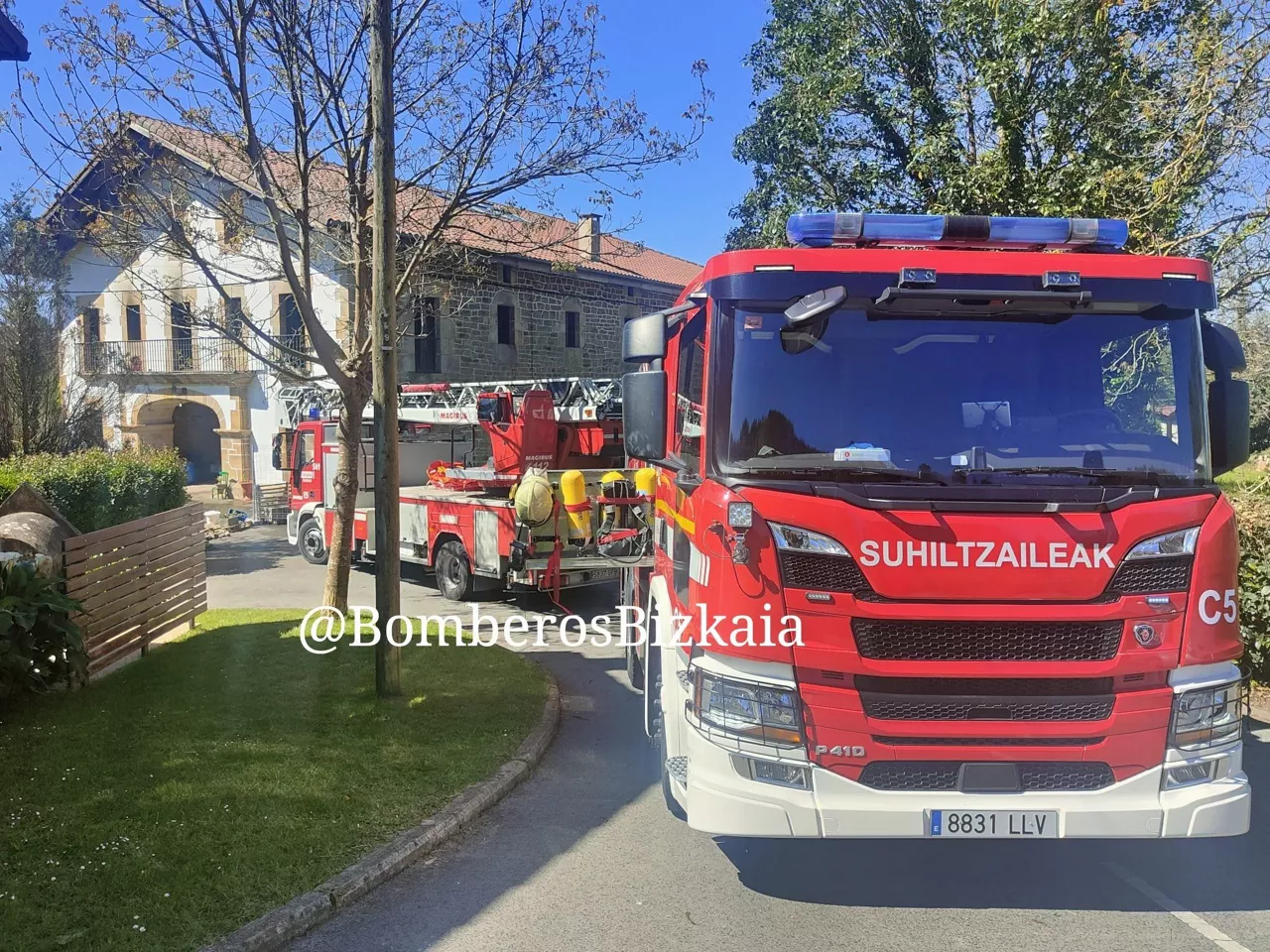 ajangiz sutea incendio iturria: bomberos bizkaia