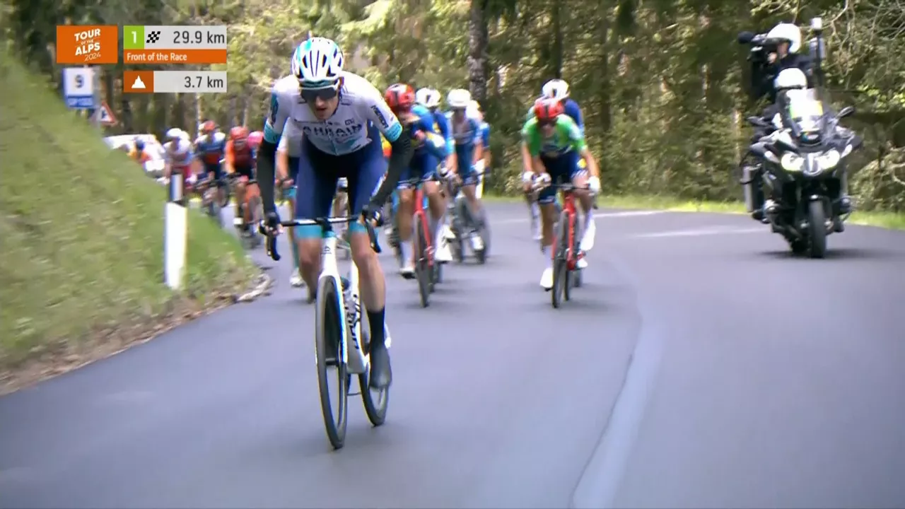 Alpeetako Tourraren azkeneko etapako une garrantzitsuenak.